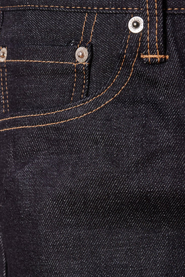 Джинси REGULAR TAPERED RAINBOW SELVAGE темно-сині, купити онлайн в магазині.