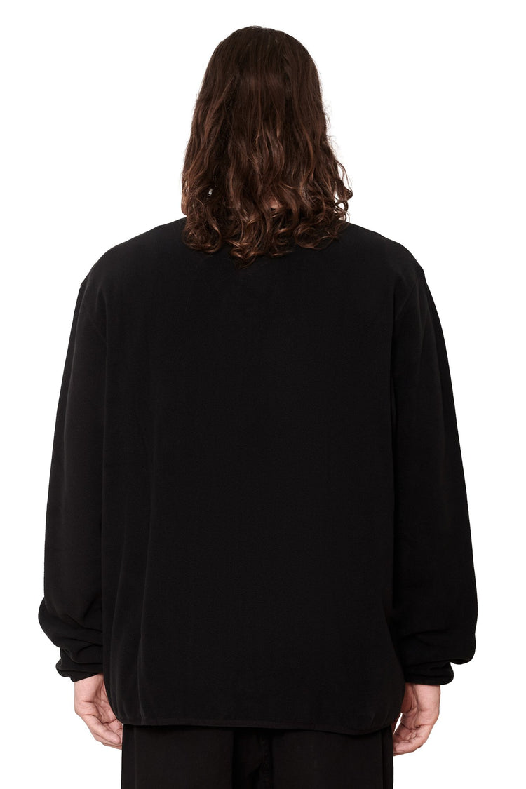 men#@Кардиган FLEECE CARDIGAN ZIP-UP чорний, купити онлайн в магазині.