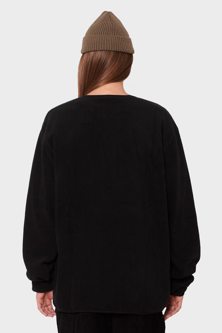 women#@Кардиган FLEECE CARDIGAN ZIP-UP чорний, купити онлайн в магазині.