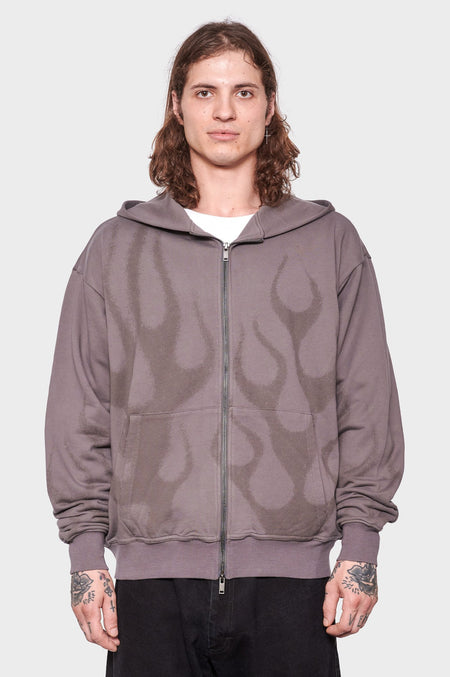 men#@Зіп-худі FLAMES SPRAY графітовий, купити онлайн в магазині.