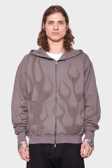 men#@Зіп-худі FLAMES SPRAY графітовий, купити онлайн в магазині.