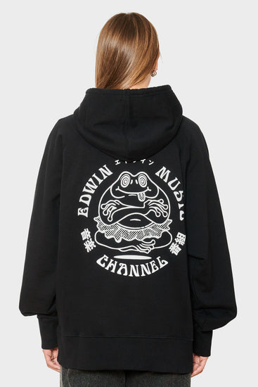 women#@Худі EDWIN MUSIC CHANNEL чорний, купити онлайн в магазині.