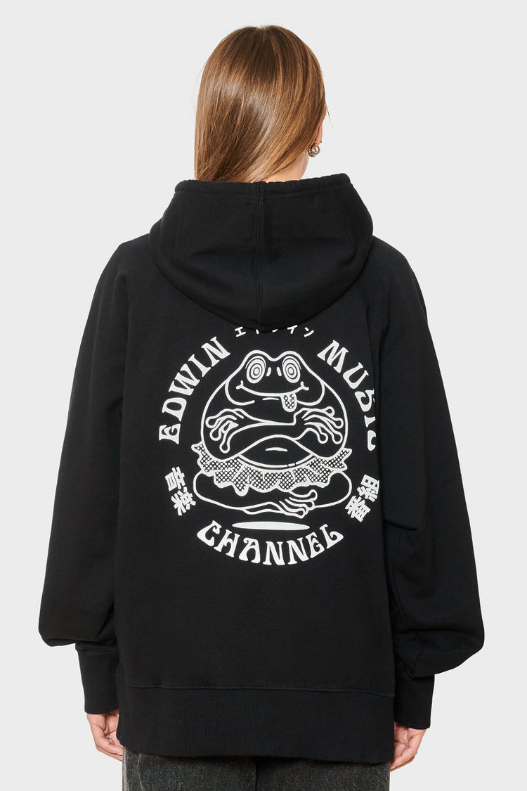 women#@Худі EDWIN MUSIC CHANNEL чорний, купити онлайн в магазині.