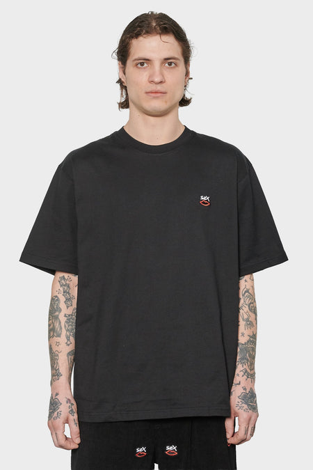 men#@Футболка MINI EMBROIDERED LOGO чорна