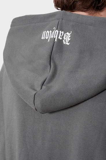 Худі WHO THE DEVIL? темно-сірий, купити онлайн в магазині.