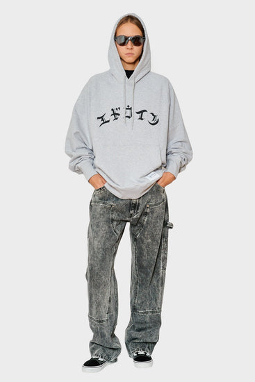 women#@Худі HIGH LIFE LOW LEVELS сірий, купити онлайн в магазині.