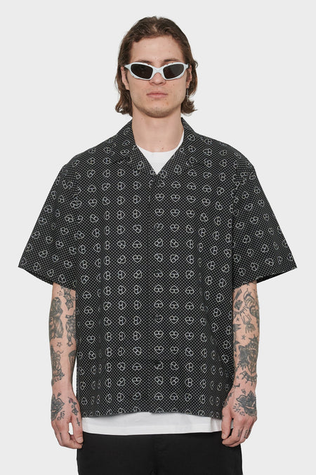 men#@Сорочка FUROSHIKI чорна