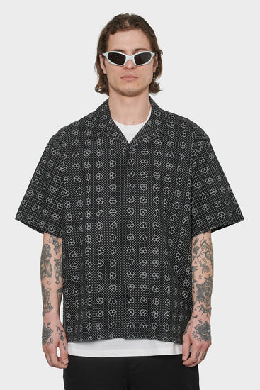 men#@Сорочка FUROSHIKI чорна