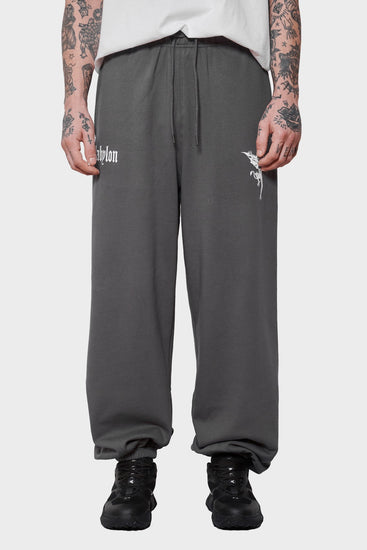 men#@Штани WHO THE DEVIL? темно-сірі, купити онлайн в магазині.