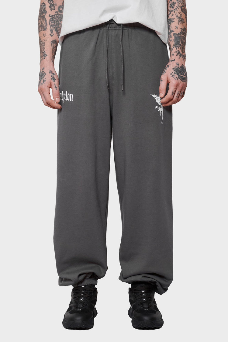 men#@Штани WHO THE DEVIL? темно-сірі, купити онлайн в магазині.