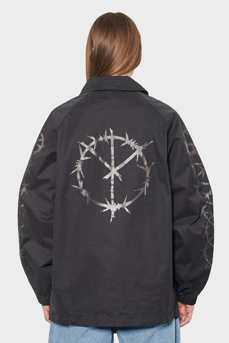 men#@Куртка BARBED чорна