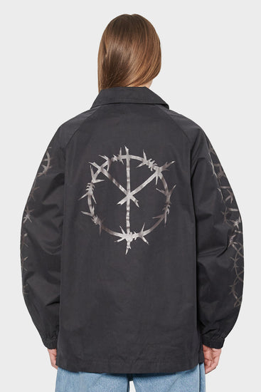 men#@Куртка BARBED чорна