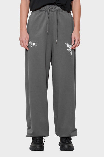 women#@Штани WHO THE DEVIL? темно-сірі, купити онлайн в магазині.