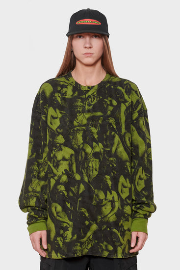 women#@Лонгслів GODS THERMAL зелений, купити онлайн в магазині.