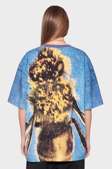 women#@Футболка HONEYBEE блакитна, купити онлайн в магазині.