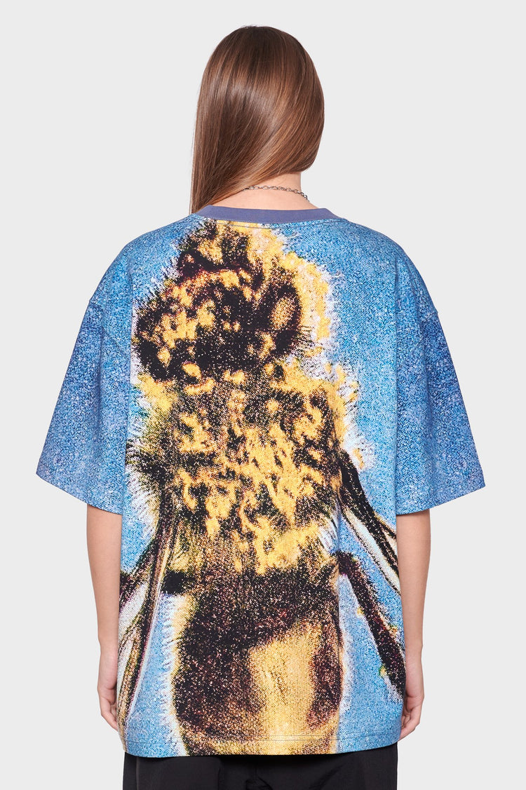 women#@Футболка HONEYBEE блакитна, купити онлайн в магазині.