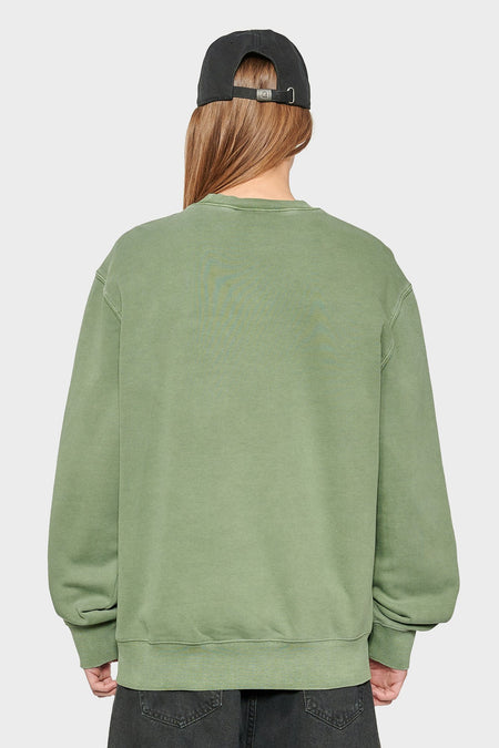 women#@Світшот DUSTER SCRIPT зелений, купити онлайн в магазині.