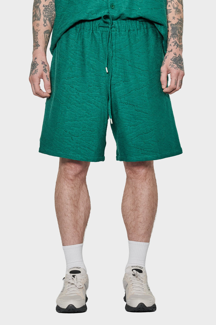 men#@Шорти CROCHET SHORT зелені