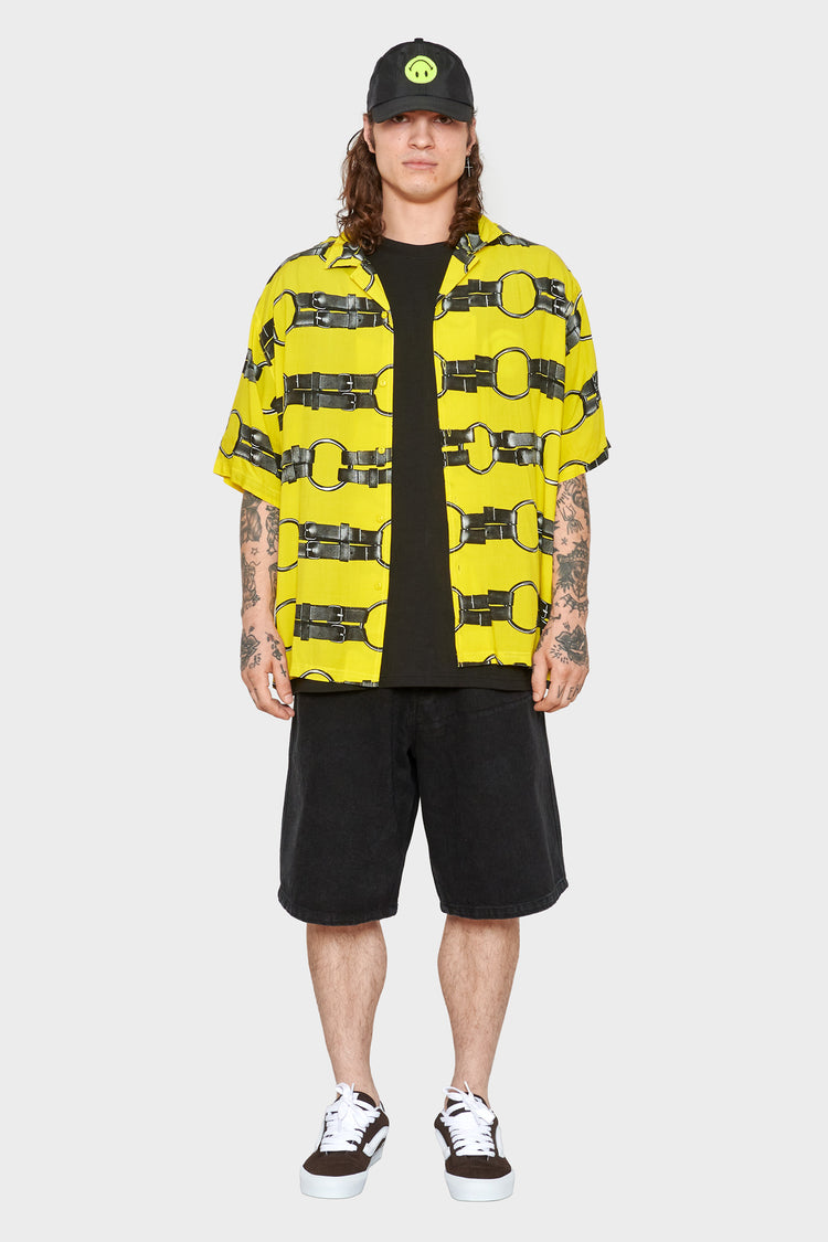 men#@Сорочка STRAPS жовта, купити онлайн в магазині.