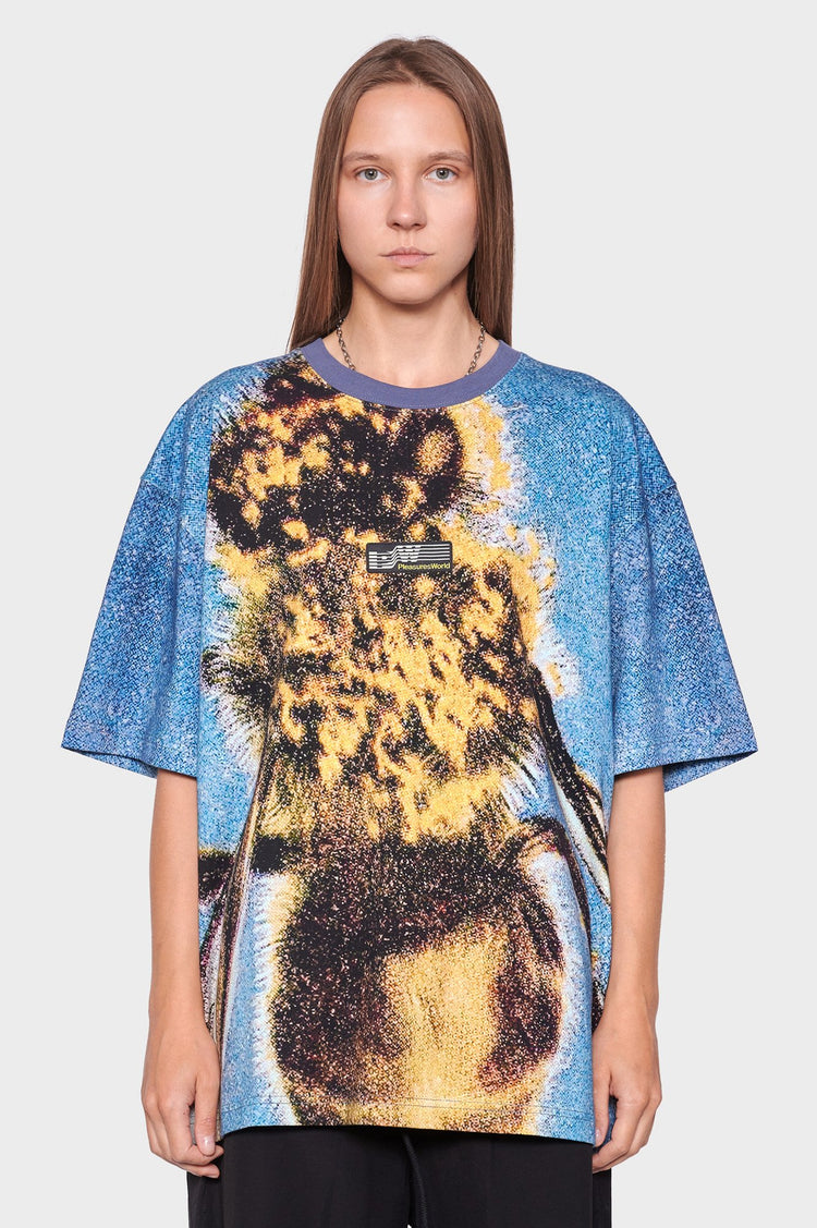 women#@Футболка HONEYBEE блакитна, купити онлайн в магазині.