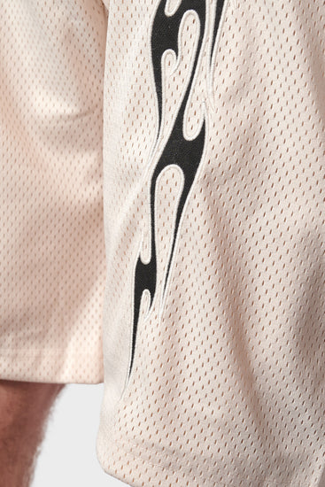 Шорти FLAME MESH білі, купити онлайн в магазині.