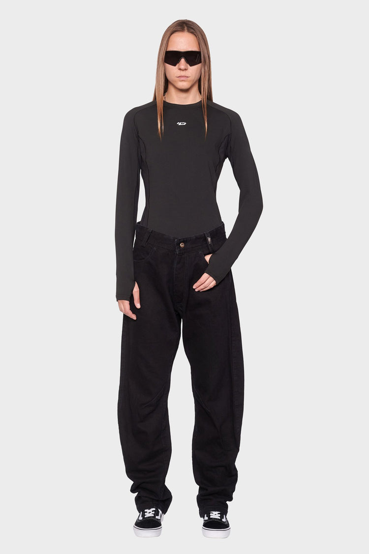 women#@Лонгслів FASHION RASH чорний, купити онлайн в магазині.