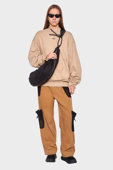 women#@Штани NET POCKET CARGO коричневі, купити онлайн в магазині.