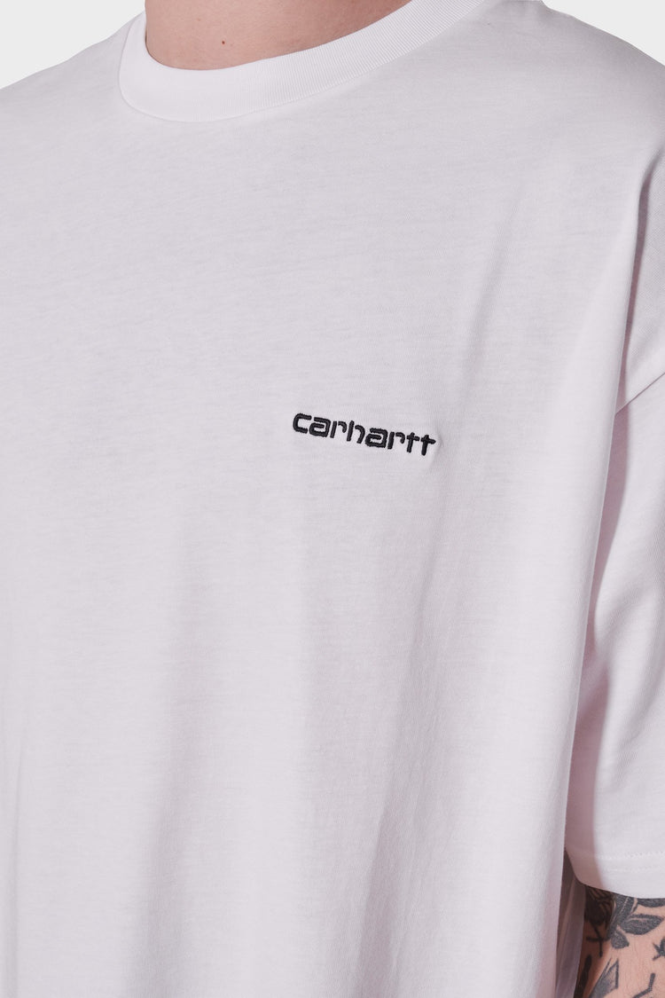 Футболка SCRIPT EMBROIDERY біла, купити онлайн в магазині.