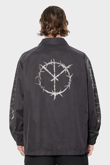 men#@Куртка BARBED чорна