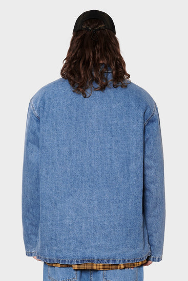 men#@Джинсовий жакет RENTRÉ блакитний, купити онлайн в магазині.