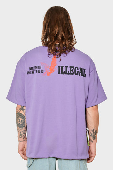men#@Футболка LEGAL REVERSIBLE графітова/фіолетова, купити онлайн в магазині.