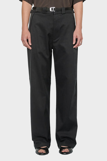 women#@Штани BUCKLE CHINO чорні