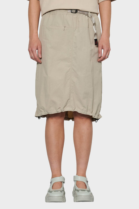 women#@Спідниця NYLON PACKABLE MIDI бежева