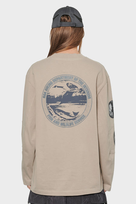 women#@Лонгслів DIVISION сірий