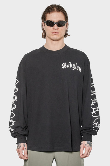 men#@Лонгслів BARBED чорний