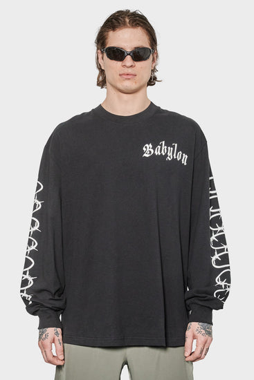 men#@Лонгслів BARBED чорний