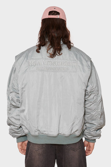 men#@Бомбер BOMBER JACKET м'ятний, купити онлайн в магазині.