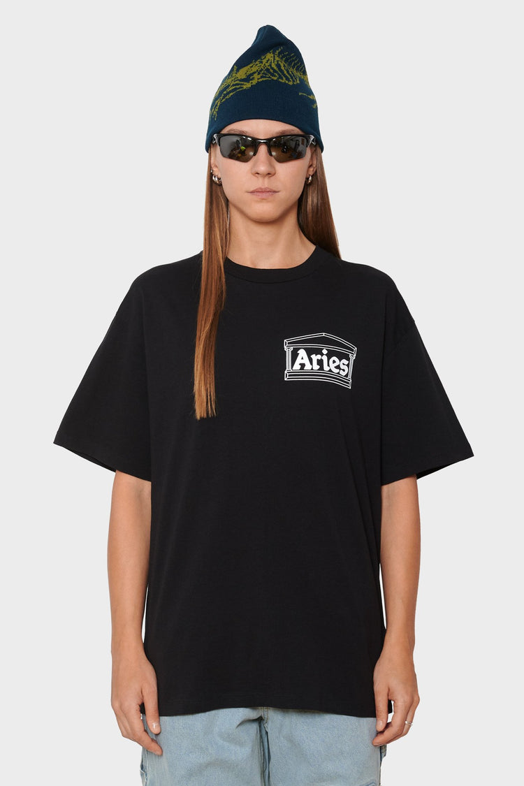 women#@Футболка TEMPLE чорна, купити онлайн в магазині.