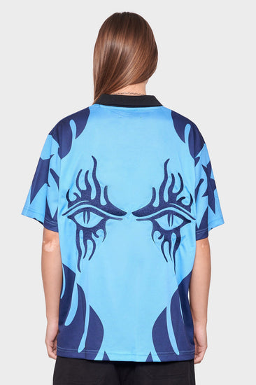 women#@Футбольне джерсі AFTERLIFE блакитне, купити онлайн в магазині.