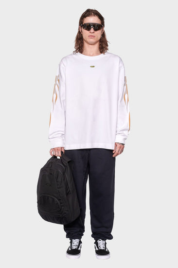 men#@Лонгслів FACTORY FLAME білий, купити онлайн в магазині.