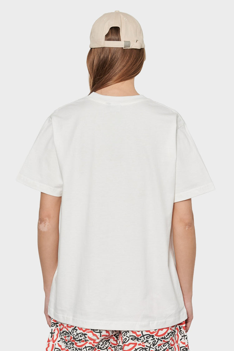 women#@Футболка MINI EMBROIDERED LOGO біла