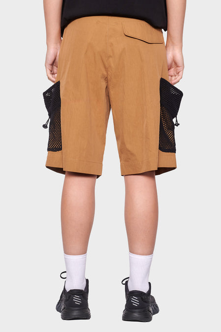 women#@Шорти NET POCKET коричневі, купити онлайн в магазині.