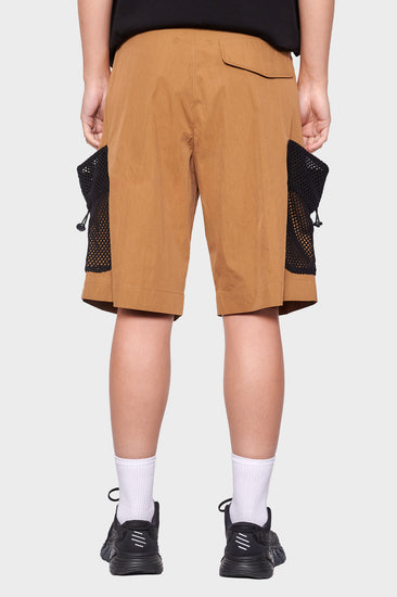 women#@Шорти NET POCKET коричневі, купити онлайн в магазині.