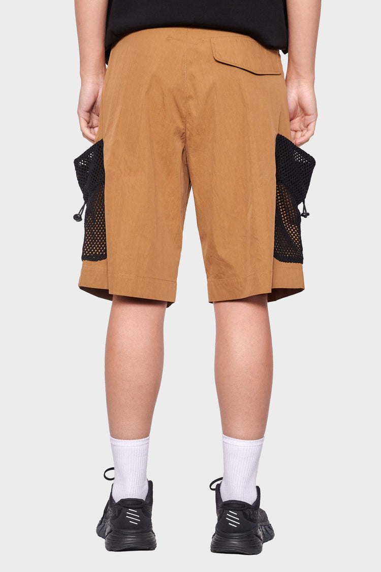 women#@Шорти NET POCKET коричневі, купити онлайн в магазині.