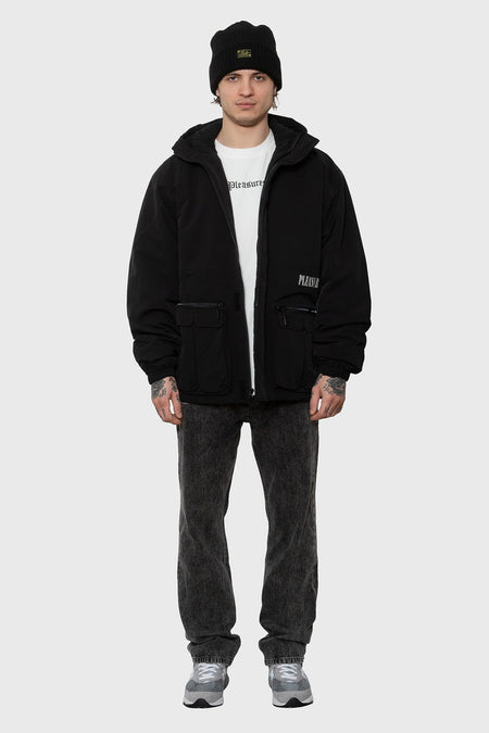 men#@Куртка RUN HOODED JACKET чорна, купити онлайн в магазині.