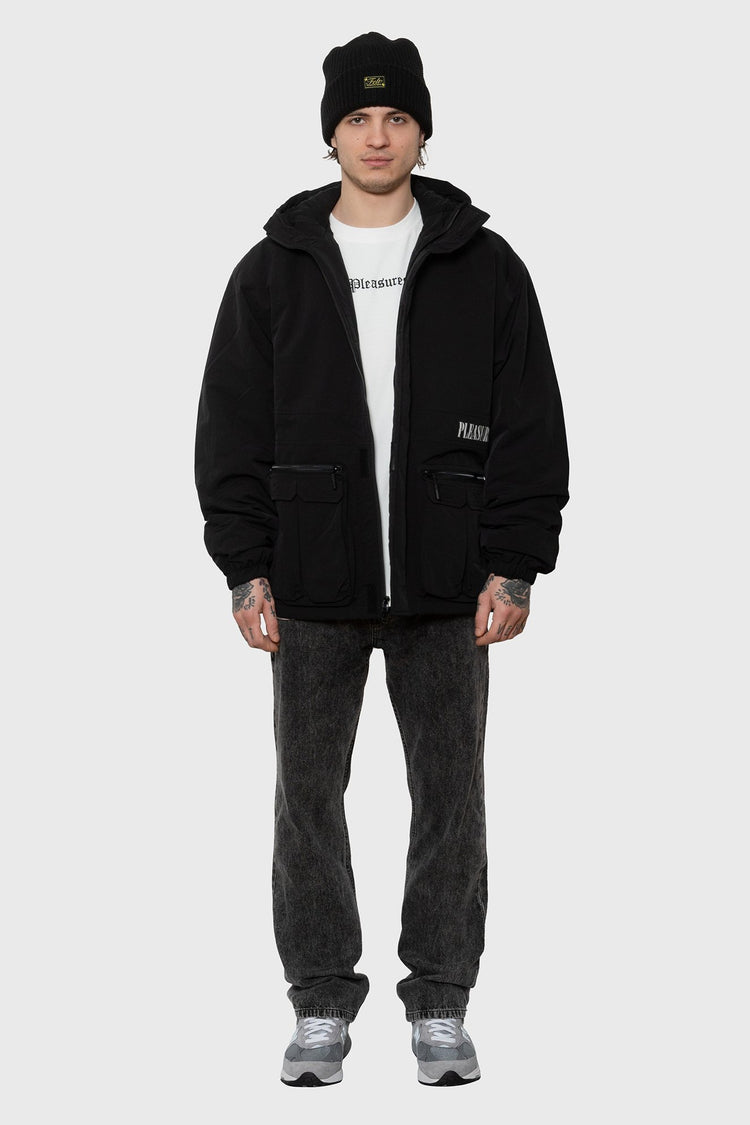 men#@Куртка RUN HOODED JACKET чорна, купити онлайн в магазині.