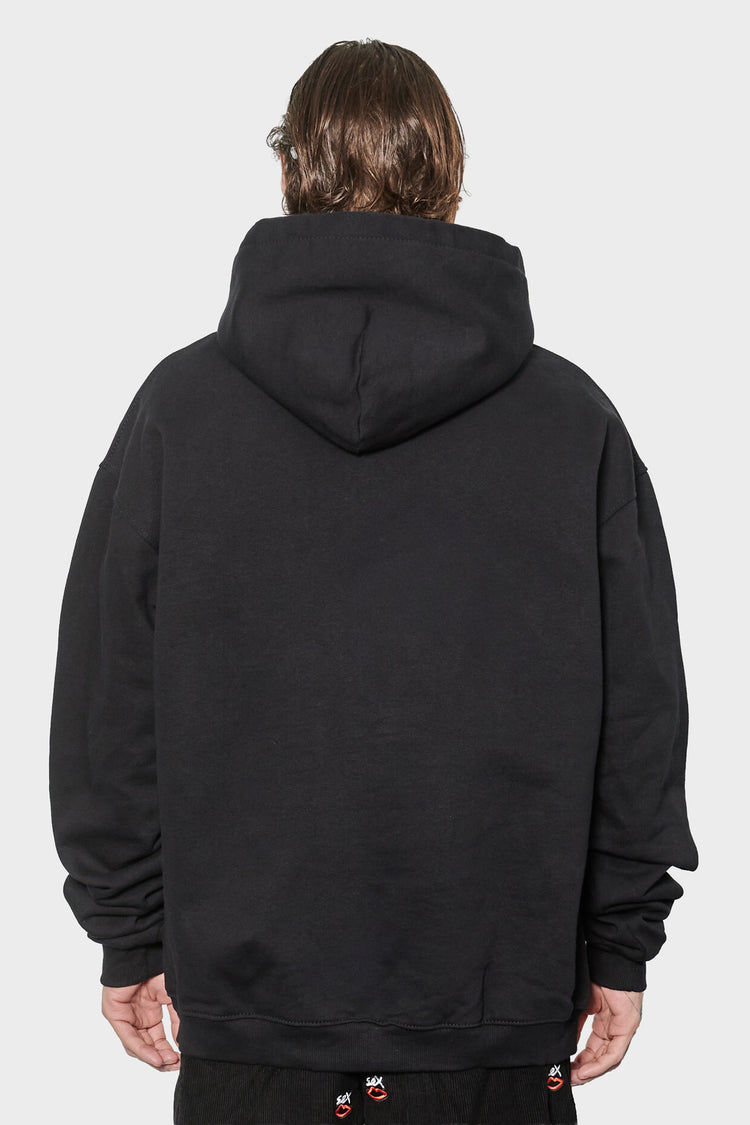 men#@Худі MINI EMBROIDERED LOGO чорне