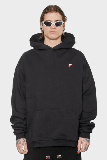 men#@Худі MINI EMBROIDERED LOGO чорне