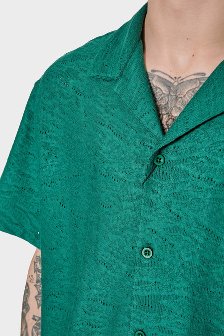 Сорочка CROCHET SHIRT зелена