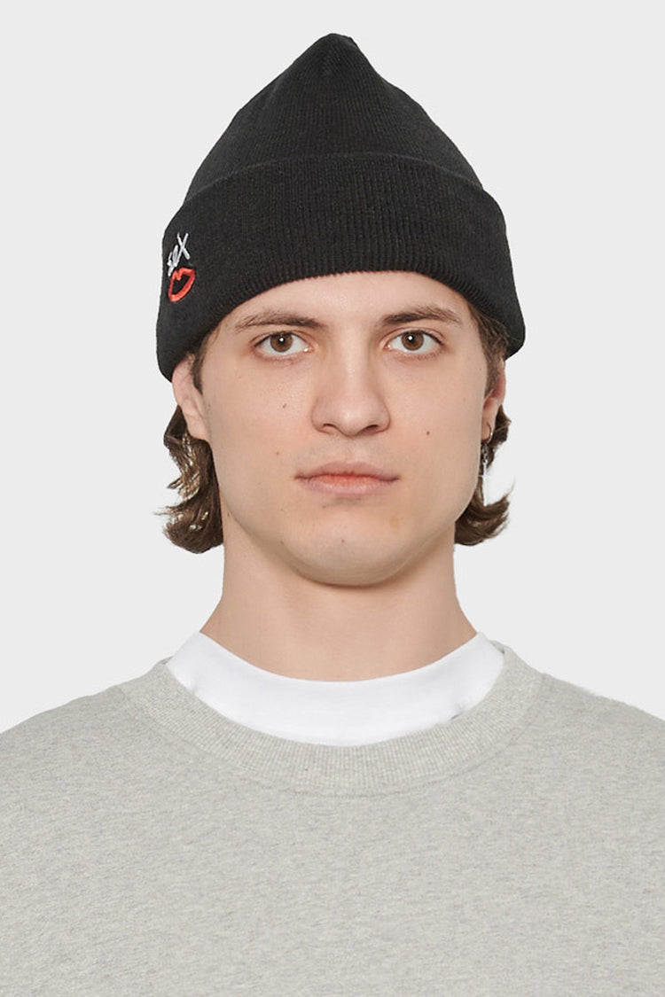 men#@Шапка SEX EMBROIDERED LOGO чорна